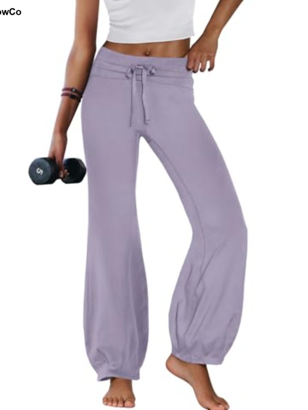Women's High Waist Flared Yoga Pants Wide Leg Leggings Buttery Soft Stretchy